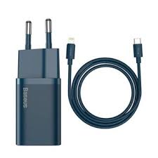 Baseus 20W PD Hızlı Şarj Adaptörü USB-C iPhone Samsung Uyumlu