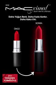 MAC Ruby Woo Mat Ruj Klasik Kırmızı Retro Matte Lipstick 3g