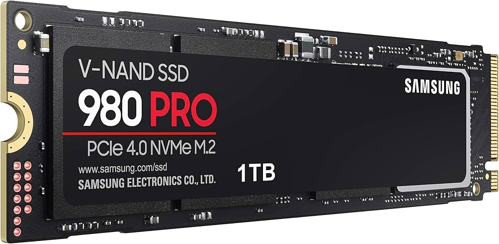 Samsung 980 Pro 1TB NVMe M.2 PCIe 4.0 SSD 7000MBs