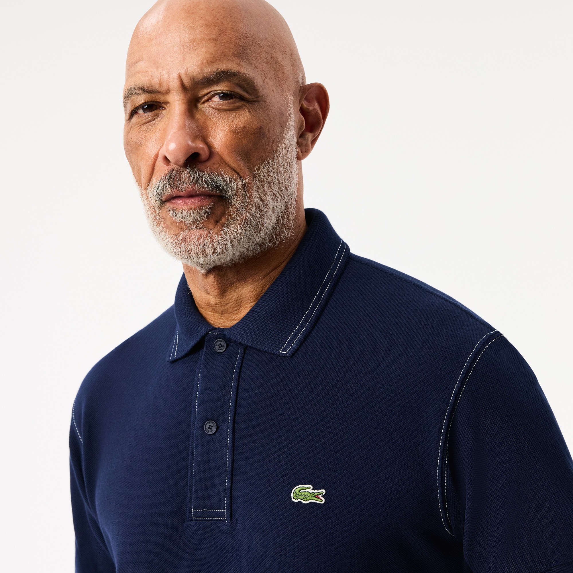 Lacoste Polo T-shirt Klasik Fit %100 Pamuk Erkek Lacivert