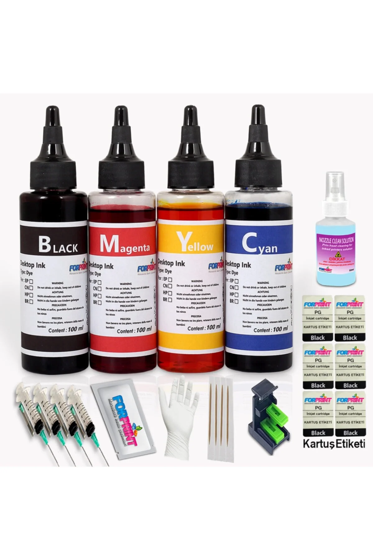 HP 305 Siyah + Renkli Mürekkep Kartuş Seti DeskJet 2700 Uyumlu