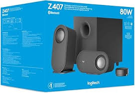 Logitech Z407 Bluetooth 80W Subwoofer'lı 2.1 Bilgisayar Hoparlör